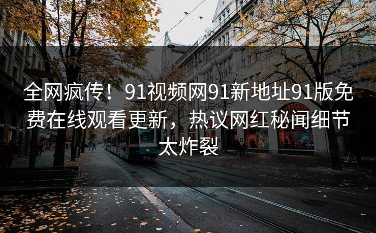 全网疯传！91视频网91新地址91版免费在线观看更新，热议网红秘闻细节太炸裂